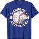 Funny Baseball Wanna Be A Baller Shot Caller T-Shirt - T-Shirt | Royal