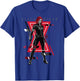 Marvel Black Widow Logo Glitch Portrait Small T-Shirt - T-Shirt | Royal