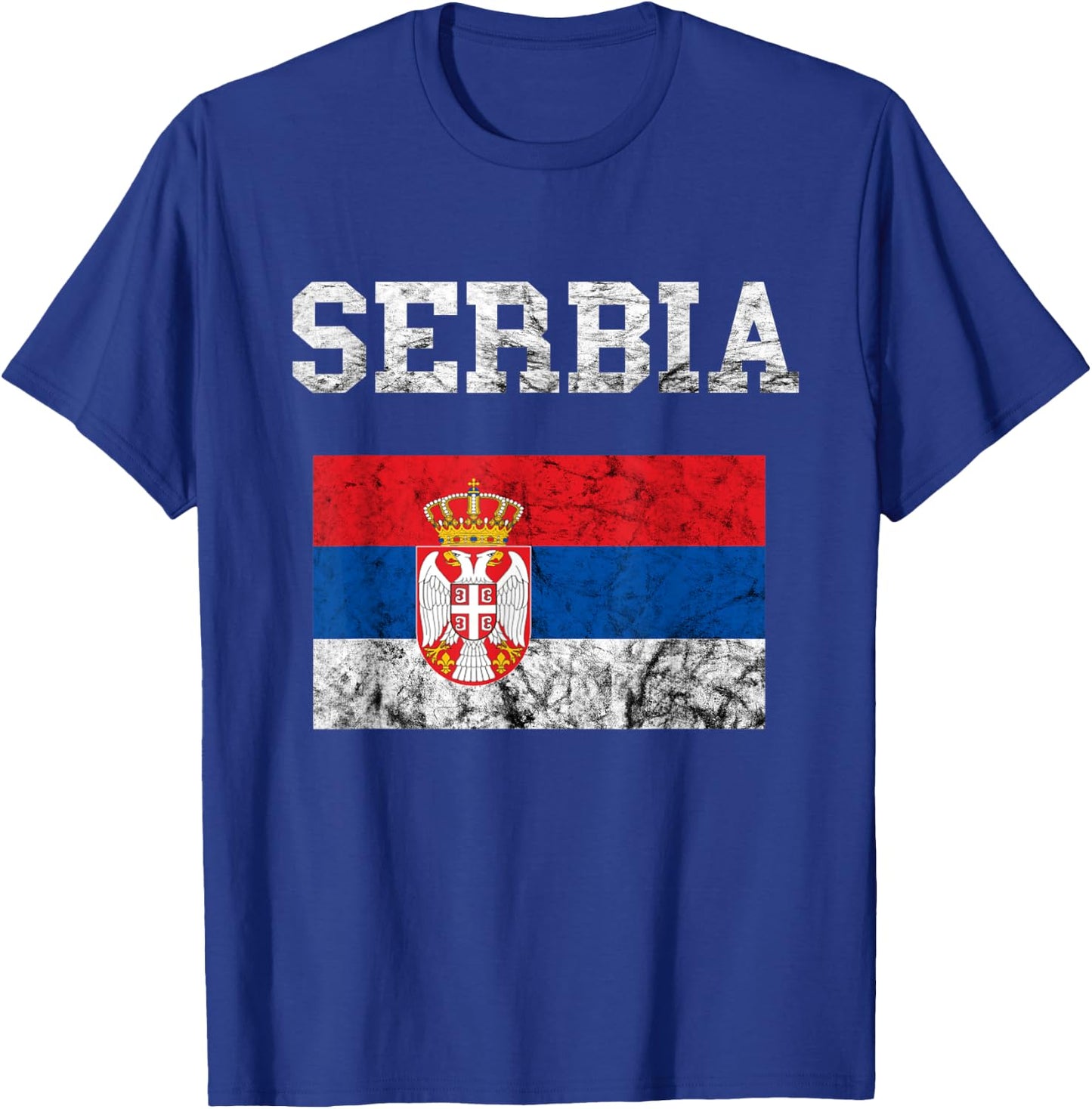Serbia Serbian Flag Srbija Serbs Roots Serbian Pride T-Shirt - T-Shirt | Royal
