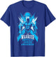 Warrior Prostate Cancer Awareness, Light Blue Ribbon Fight T-Shirt - T-Shirt | Royal