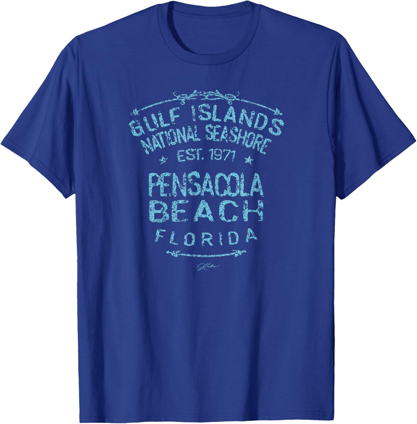 JCombs: Pensacola Beach, FL, Gulf Islands National Seashore T-Shirt - T-Shirt | Royal