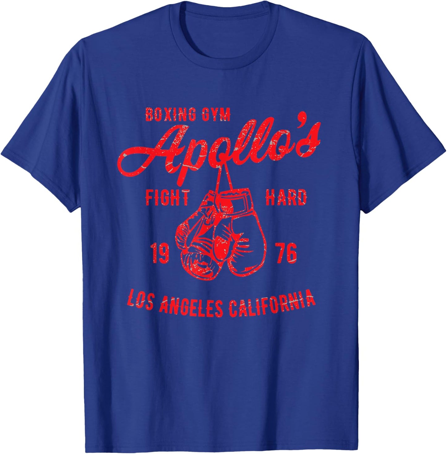Apollo's Boxing Gym Training For Champs T-Shirt - T-Shirt | Royal