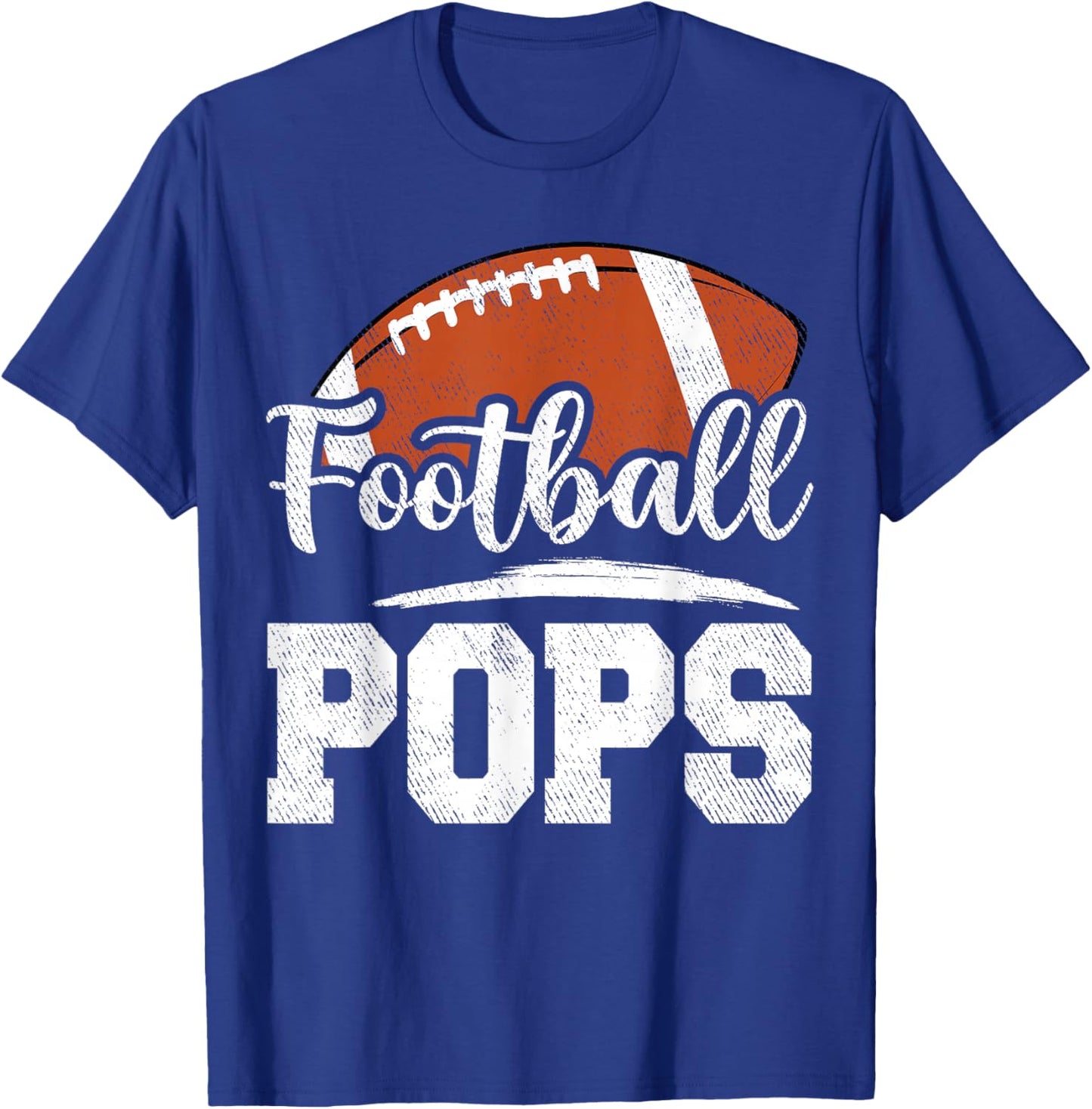 Football Pops Football Player Game Day Father's Day T-Shirt - T-Shirt | Royal