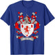 Shields Coat of Arms | Shields Surname Family Crest T-Shirt - T-Shirt | Royal