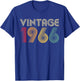 Vintage 1966 59th Birthday Gift Retro 59 Years Old T-Shirt - T-Shirt | Royal
