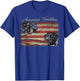 American Tradition Waterfowl Duck Hunting Dog Black Lab Flag Men Women Kids T-Shirt - T-Shirt | Royal