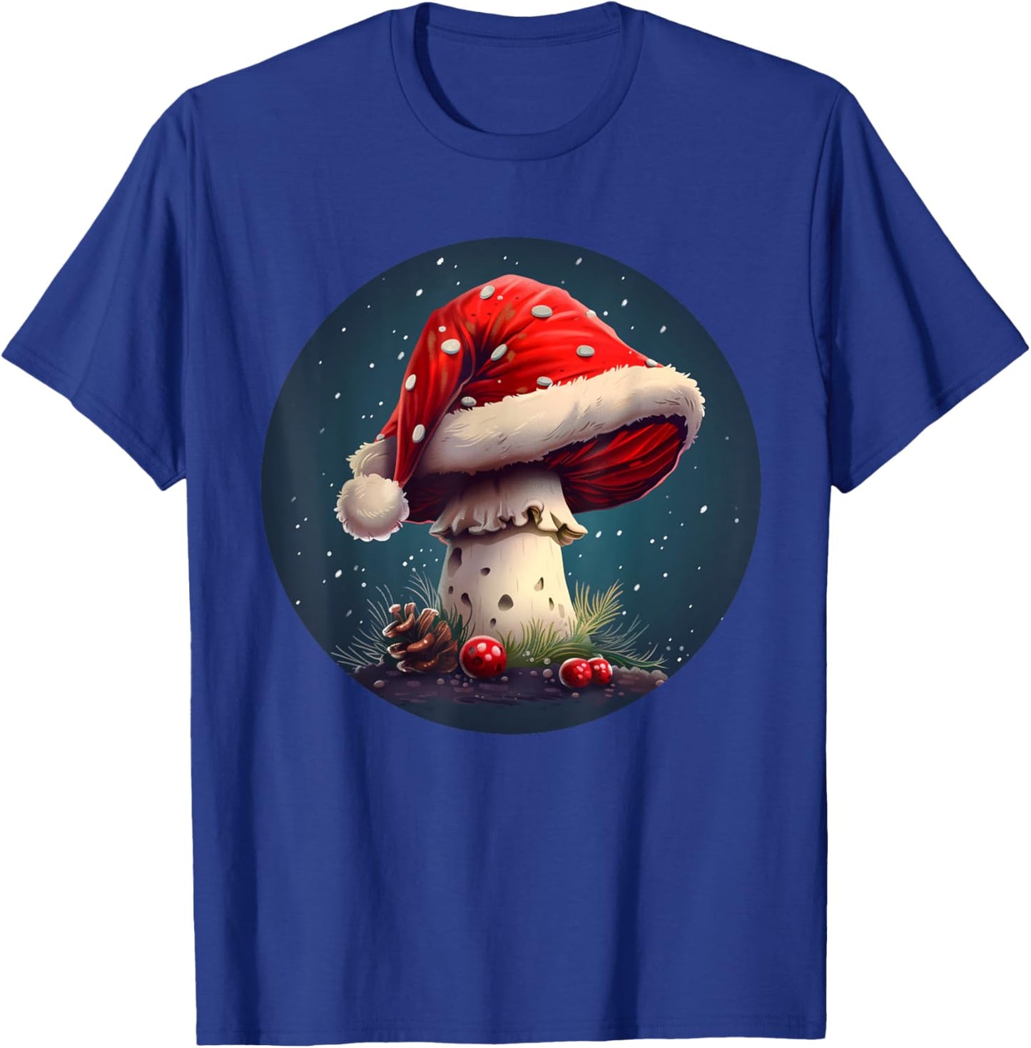 Awesome Christmas Mushroom for Boys and Girls T-Shirt - T-Shirt | Royal