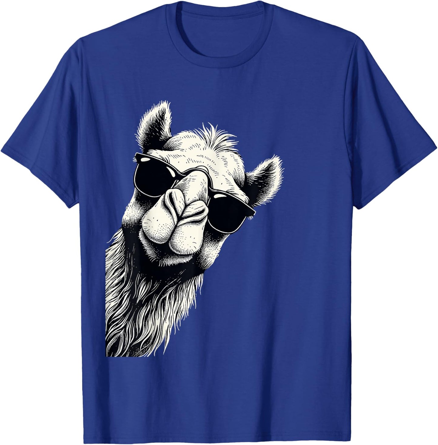 Funny Camel Wearing Sunglasses for Camel Lovers T-Shirt - T-Shirt | Royal