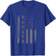Vintage American Flag Basque pride T-Shirt - T-Shirt | Royal