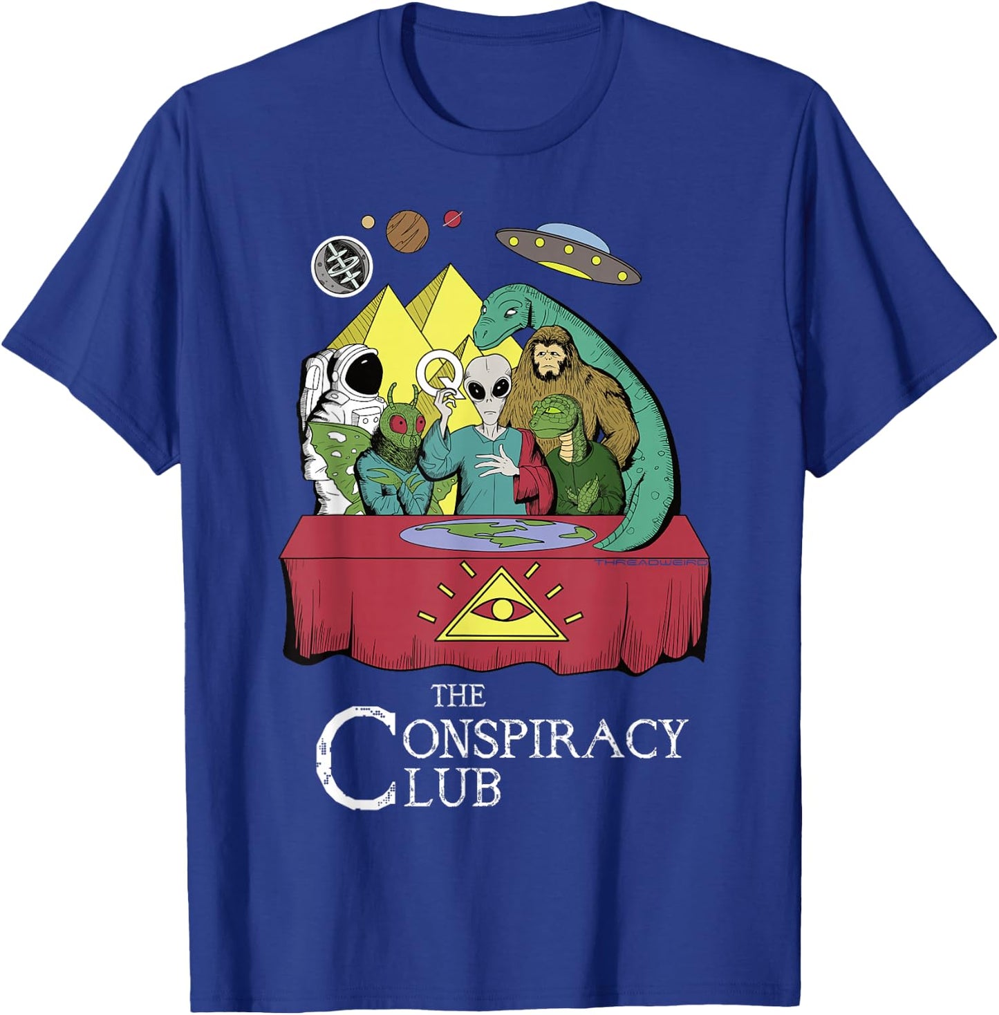 Conspiracy Club T-Shirt - T-Shirt | Royal