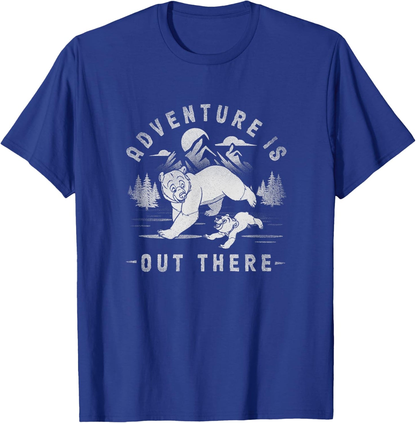Disney Brother Bear Distressed Adventures is Out There T-Shirt - T-Shirt | Royal