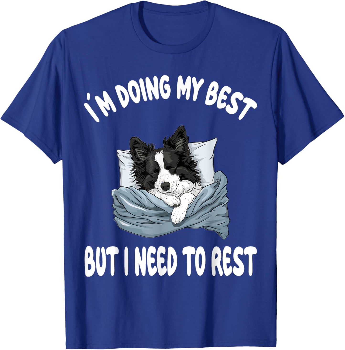 Border Collie Official Sleepshirt Pajamas Nightgown T-Shirt - T-Shirt | Royal
