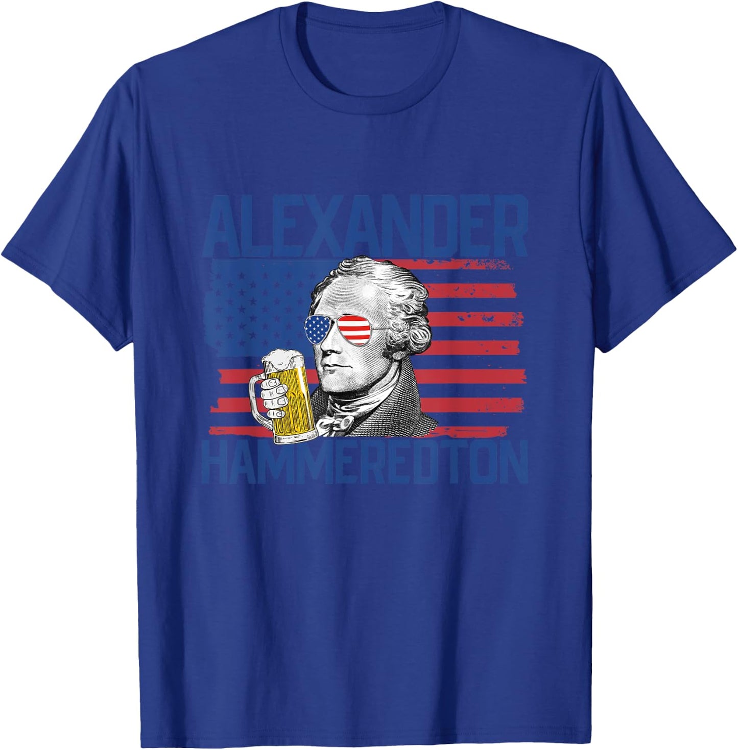 Alexander Hammeredton 4th Of July Alexander Hamilton Men T-Shirt - T-Shirt | Royal
