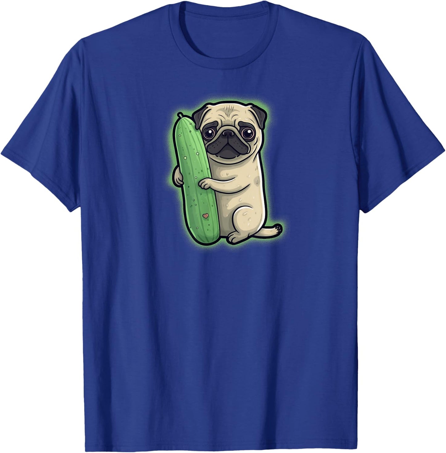 Pickle Pug T-Shirt - T-Shirt | Royal