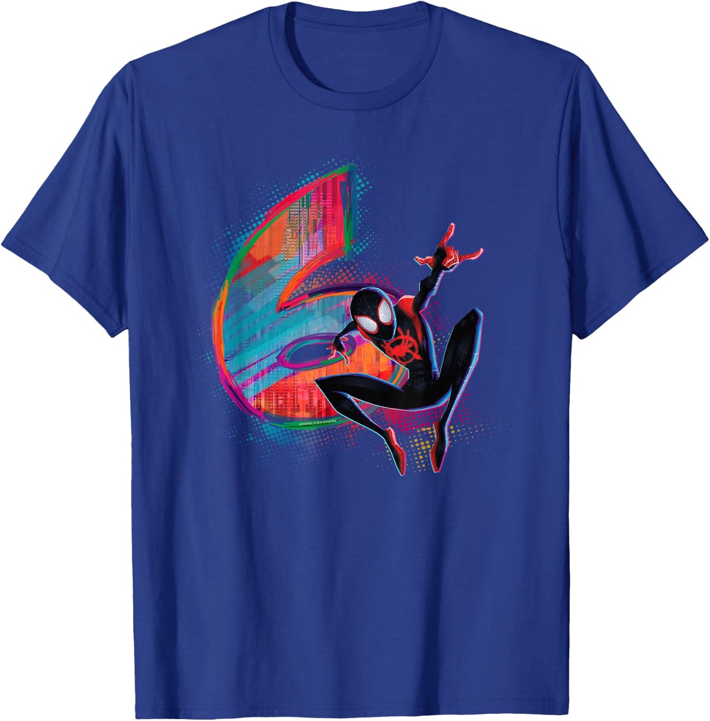 Marvel Spider-Man Miles Morales 6th Birthday Graphic Small T-Shirt - T-Shirt | Royal