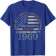 Awesome Since 1969 One of a Kind US Flag T-Shirt - T-Shirt | Royal