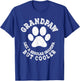 Grandpaw Dog Grandpa Grandfather Funny Vintage Grand Paw Men T-Shirt - T-Shirt | Royal