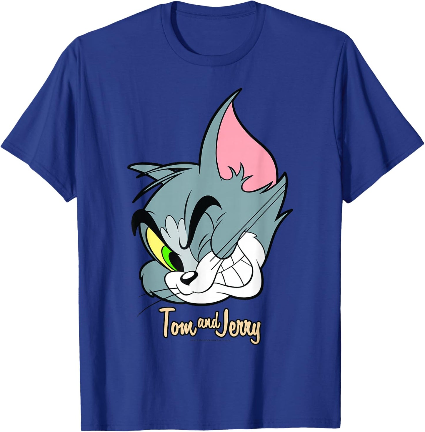 Tom and Jerry Tom Cat Big Face T-Shirt - T-Shirt | Royal