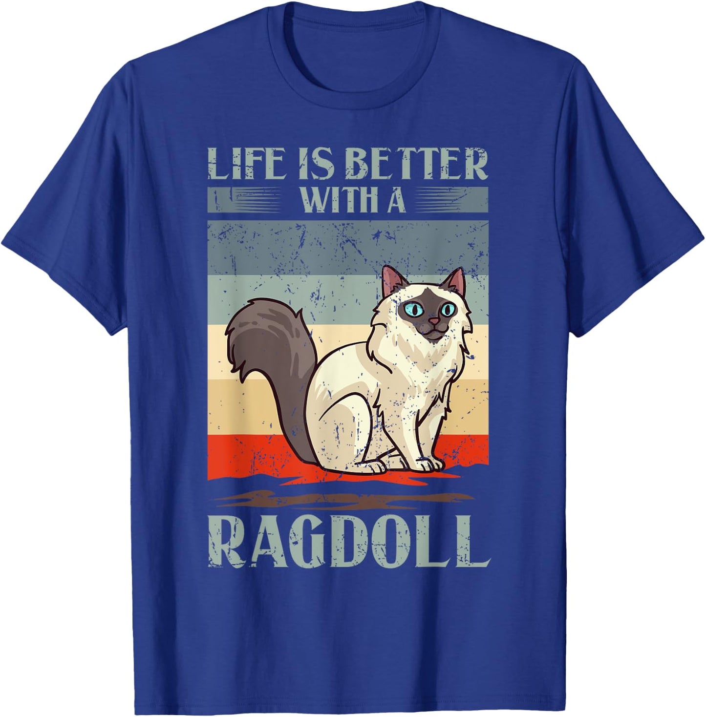 Ragdoll Cat Kitten Owner Lover Women Kids T-Shirt - T-Shirt | Royal