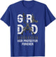 Girl a Dad Her Protector Forever Father of Girls Fathers Day T-Shirt - T-Shirt | Royal