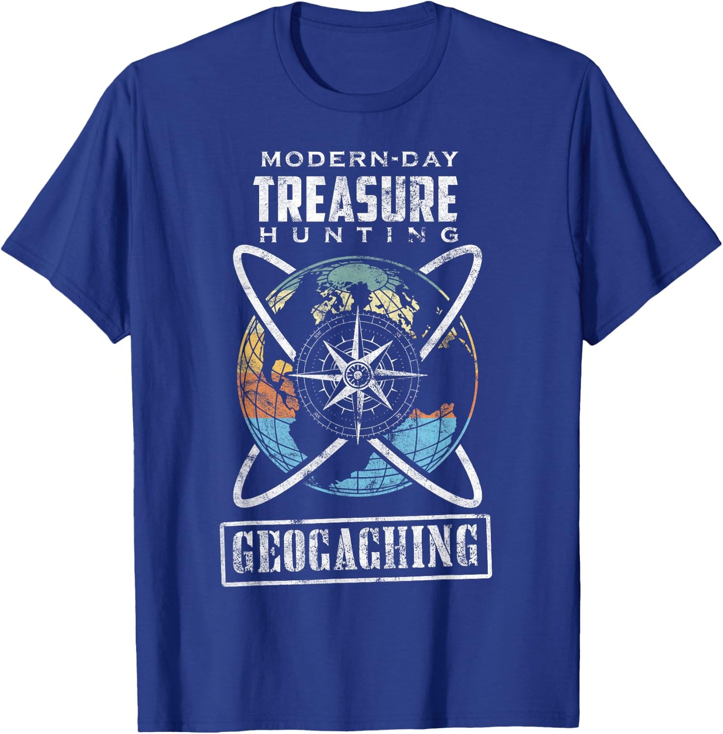 Geocaching Geocacher Geocache GPS Gift T-Shirt - T-Shirt | Royal
