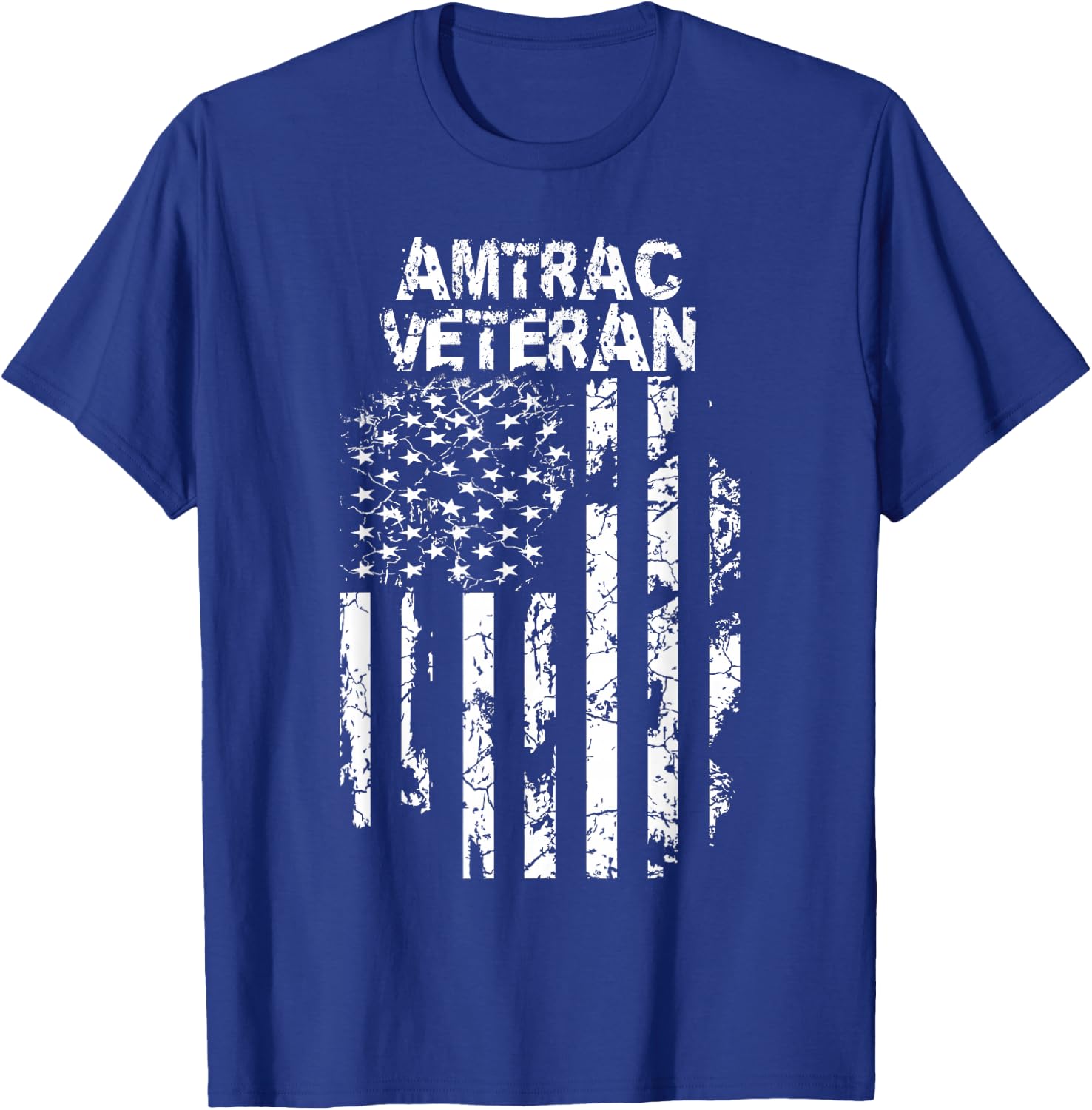 AMTRAC Amphibious Assault Veteran T-Shirt - T-Shirt | Royal