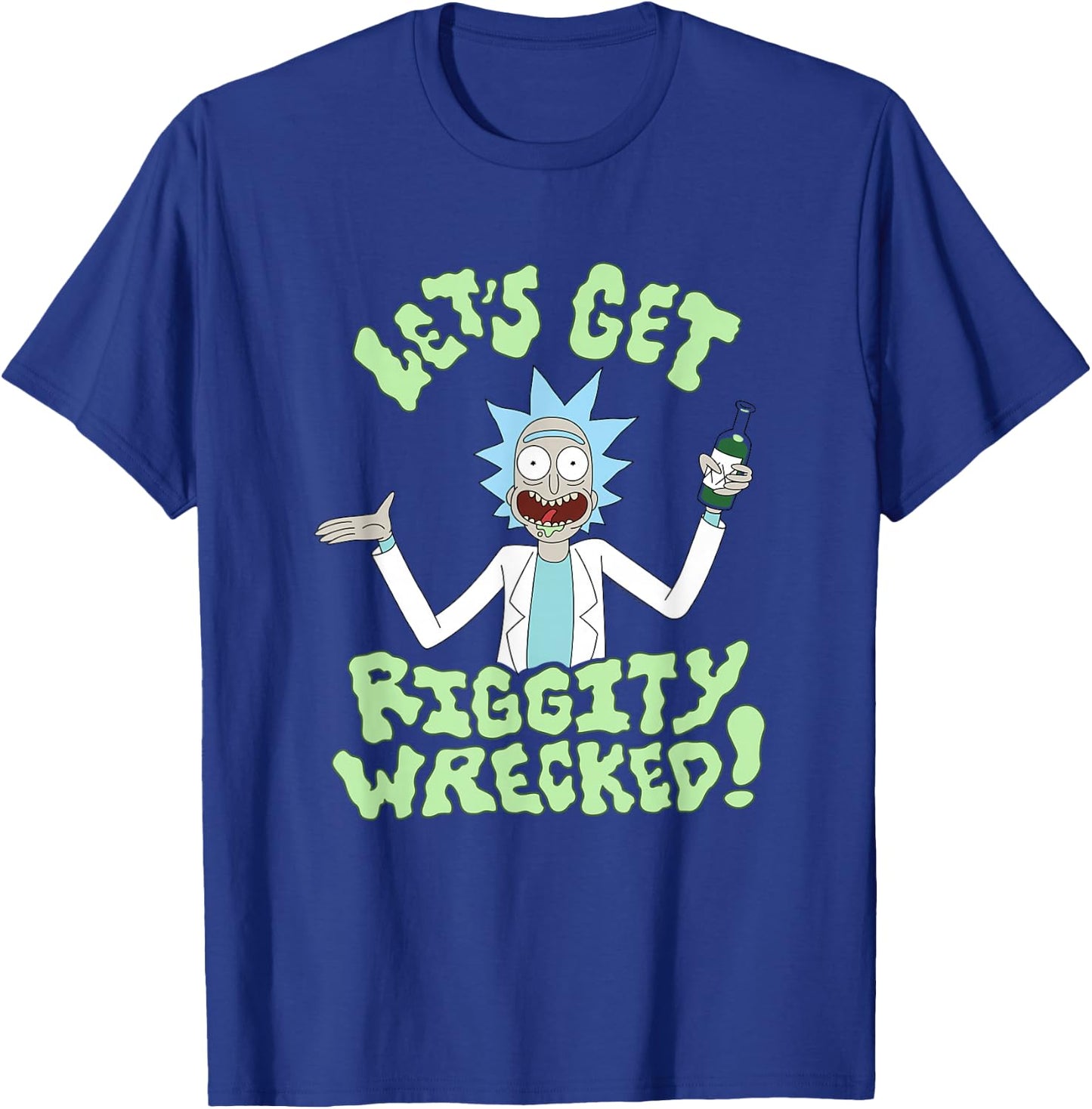 Rick and Morty Lets Get Riggity Wrecked T-Shirt - T-Shirt | Royal