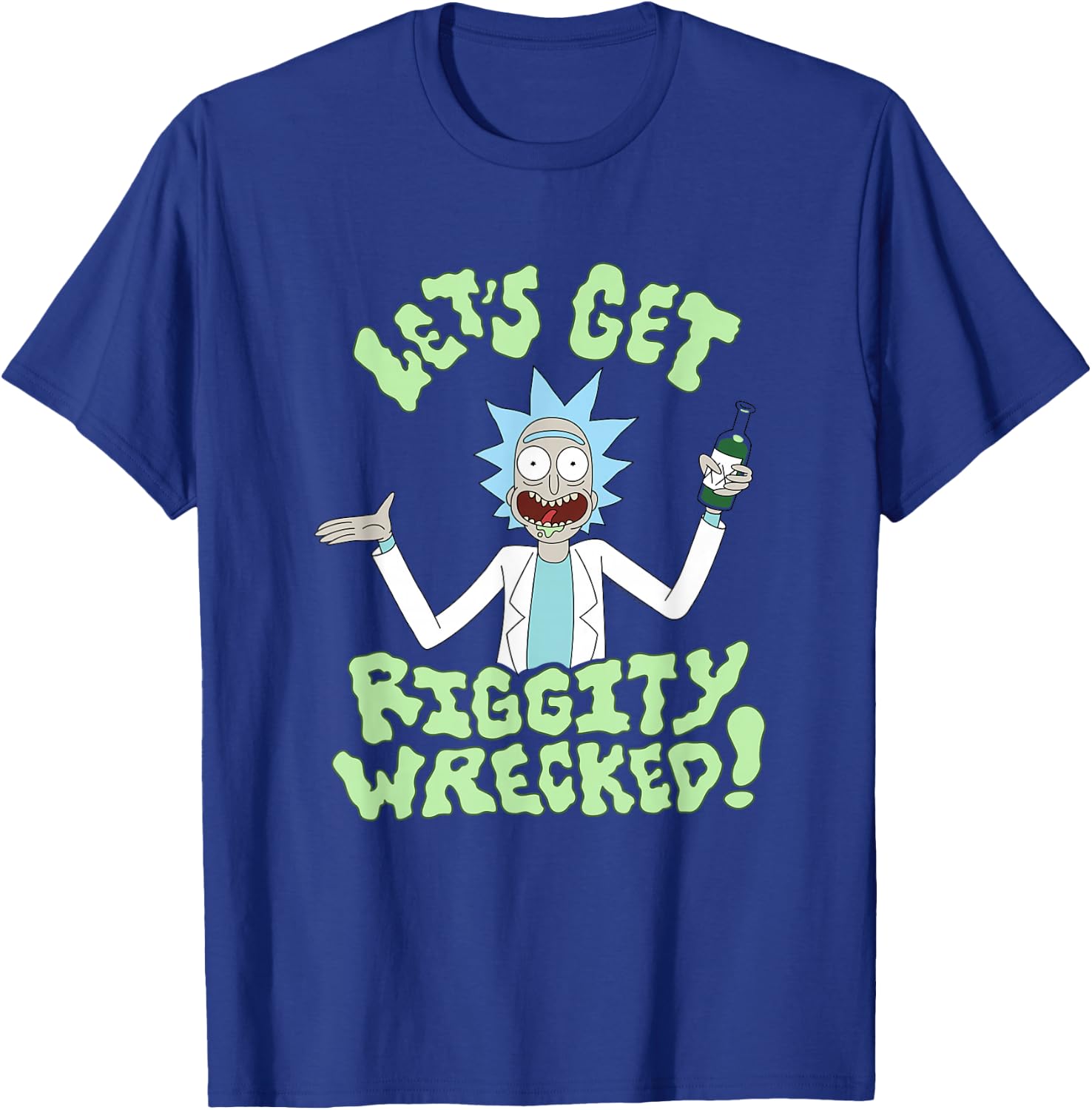 Rick and Morty Lets Get Riggity Wrecked T-Shirt - T-Shirt | Royal