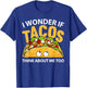 Best Taco Art Women Cinco De Mayo Mexican Taco Lover T-Shirt - T-Shirt | Royal