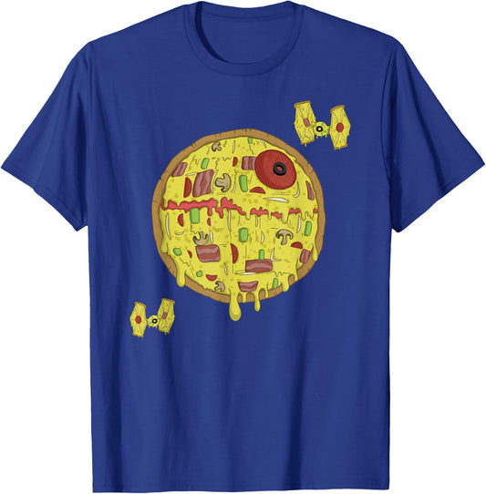Star Wars Death Star Pizza T-Shirt - T-Shirt | Royal