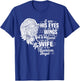 My Husband Is My Guardian Angel Widowed Wife Memorial Day T-Shirt - T-Shirt | Royal