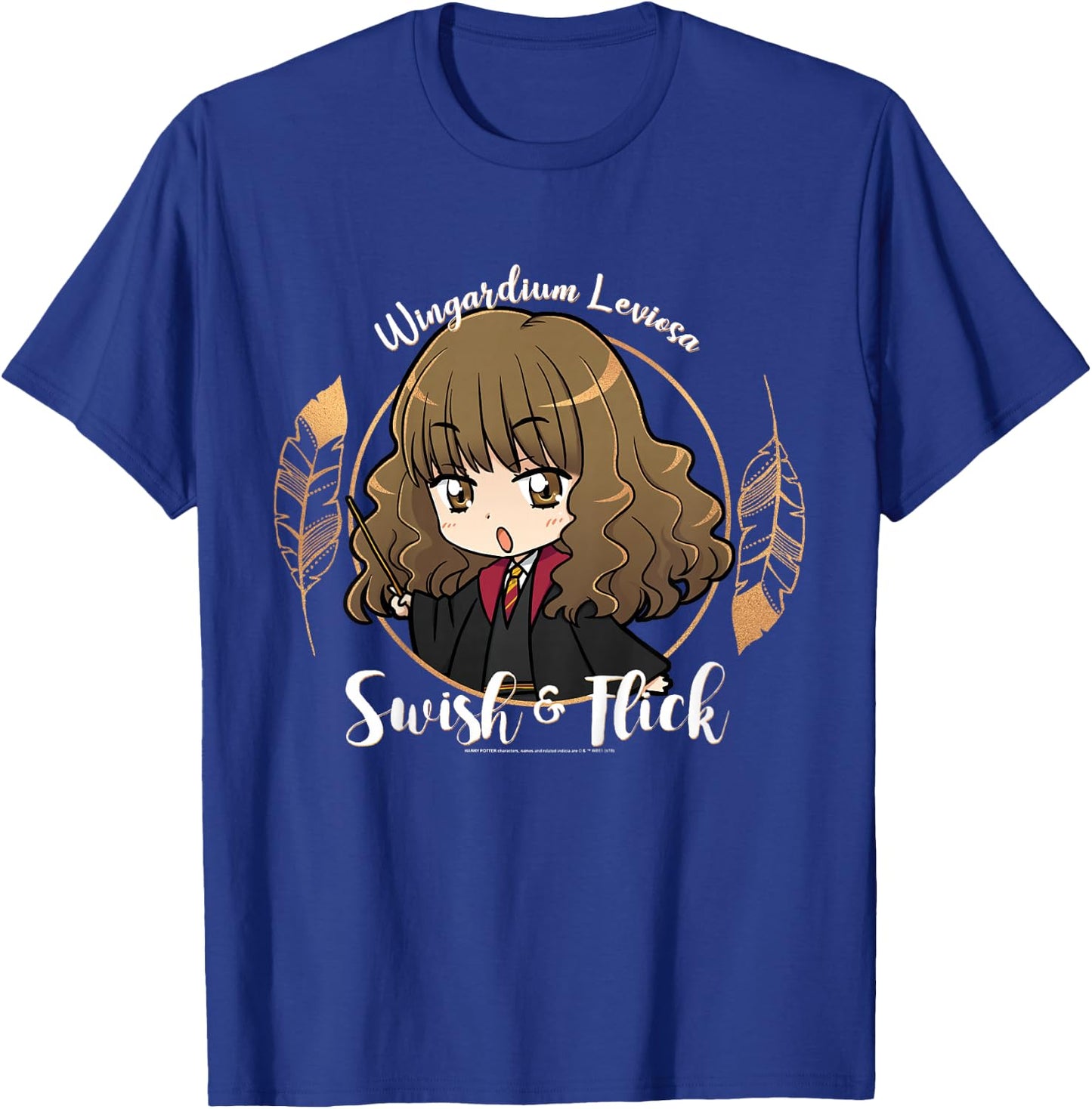 Kids Harry Potter Hermione Granger Swish and Flick Anime Portrait T-Shirt - T-Shirt | Royal