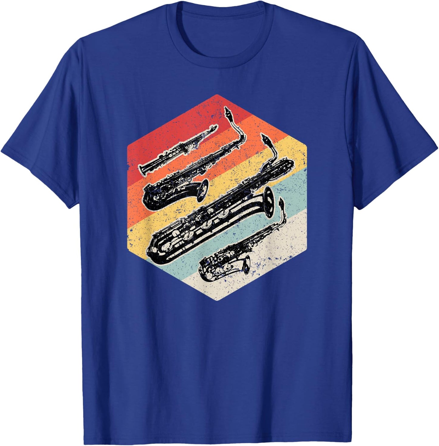 Alto Tenor Soprano Bari Baritone Sax Saxophone Player Gift T-Shirt - T-Shirt | Royal