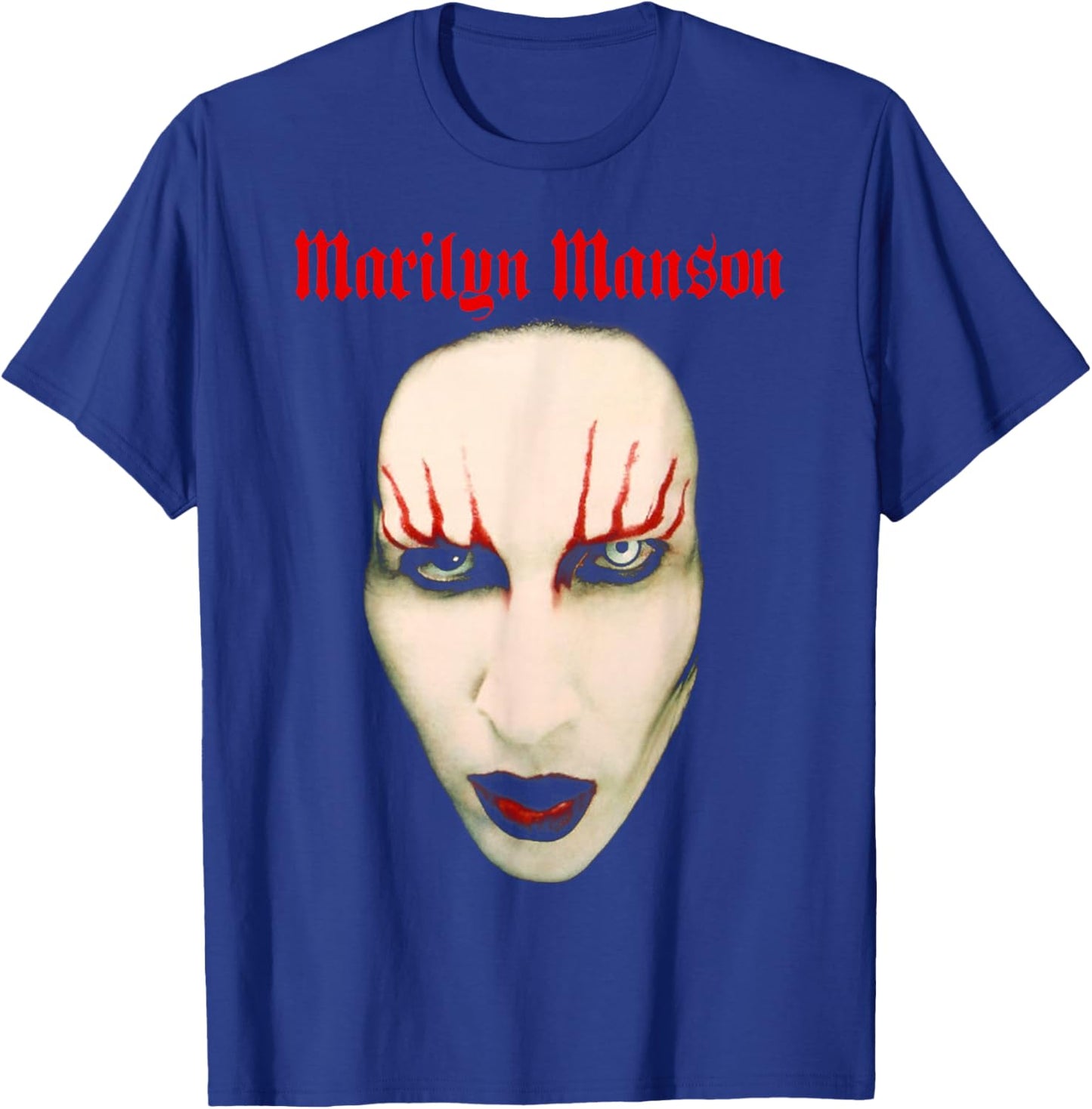 Marilyn Manson – Big Face Red Lips T-Shirt - T-Shirt | Royal