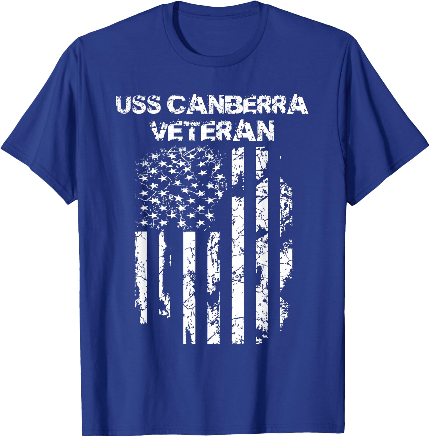 USS Canberra Veteran T-Shirt - T-Shirt | Royal
