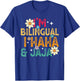 I’m Bilingual I Haha and Jaja Spanish Teacher Bilingual Women Girls Kids T-Shirt - T-Shirt | Royal