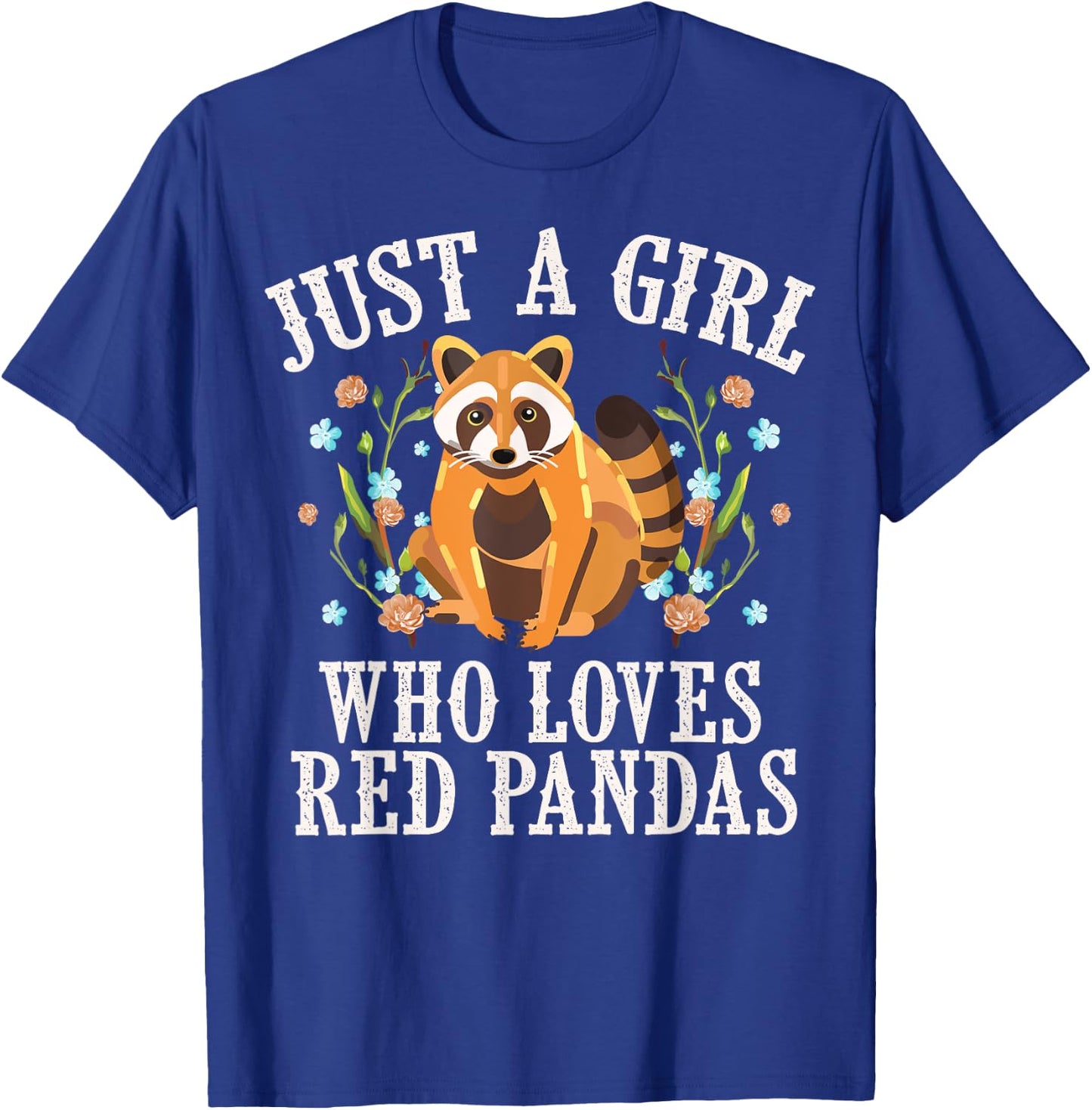 Funny Red Panda Gift Cool Animal Whisperer Girls T-Shirt - T-Shirt | Royal