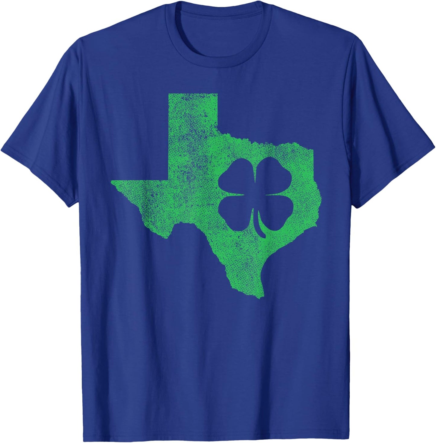 Texas Irish Shamrock St. Patrick's Day Saint Paddy's Gift T-Shirt - T-Shirt | Royal