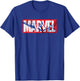 Marvel Logo with Spider-Man T-Shirt - T-Shirt | Royal