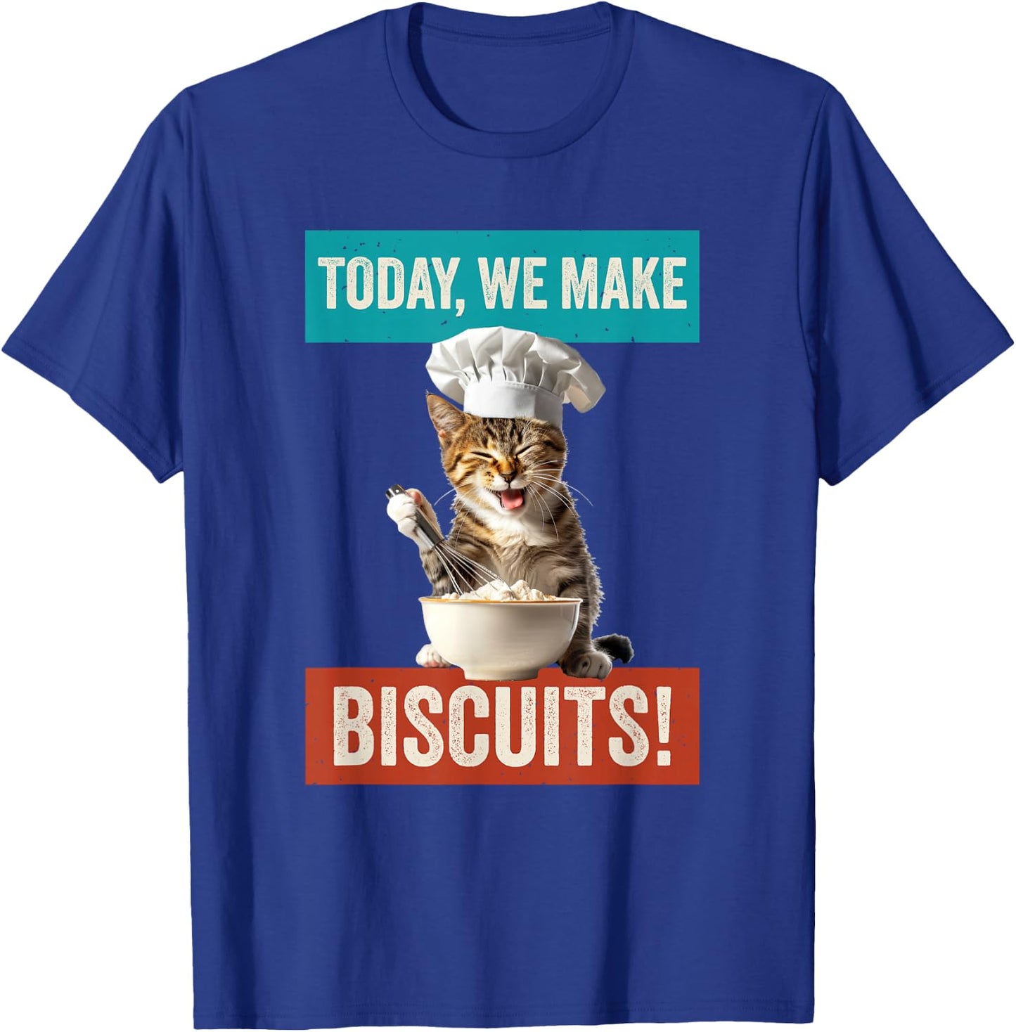 Cat Make Biscuits Funny Cat Baker Kitten Cook for Cat Owner T-Shirt - T-Shirt | Royal