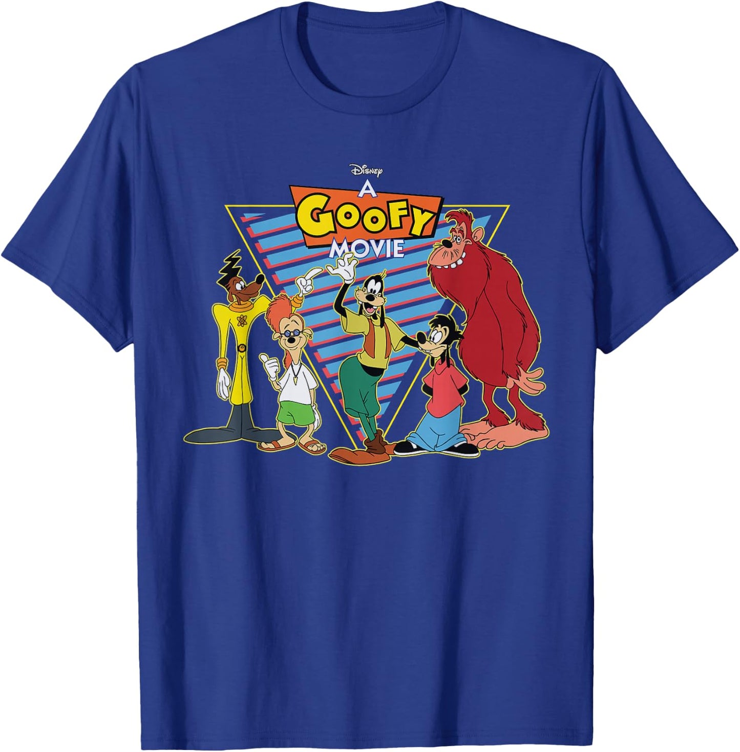Disney A Goofy Movie Crew 90s T-Shirt - T-Shirt | Royal