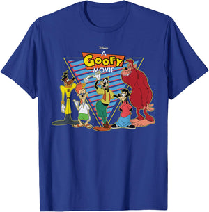 Disney A Goofy Movie Crew 90s T-Shirt - T-Shirt | Royal