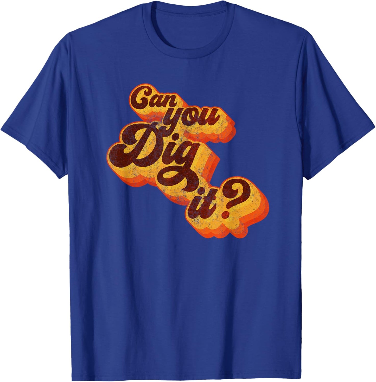 Can You Understand? Vintage Retro 70s T-Shirt - T-Shirt | Royal