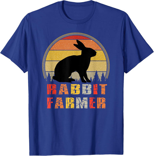 Rabbit Farmer Gift T-Shirt - T-Shirt | Royal