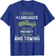 Tow Truck Giftz & More Tow Truck Driver Funny - Black, Small T-Shirt - T-Shirt | Royal