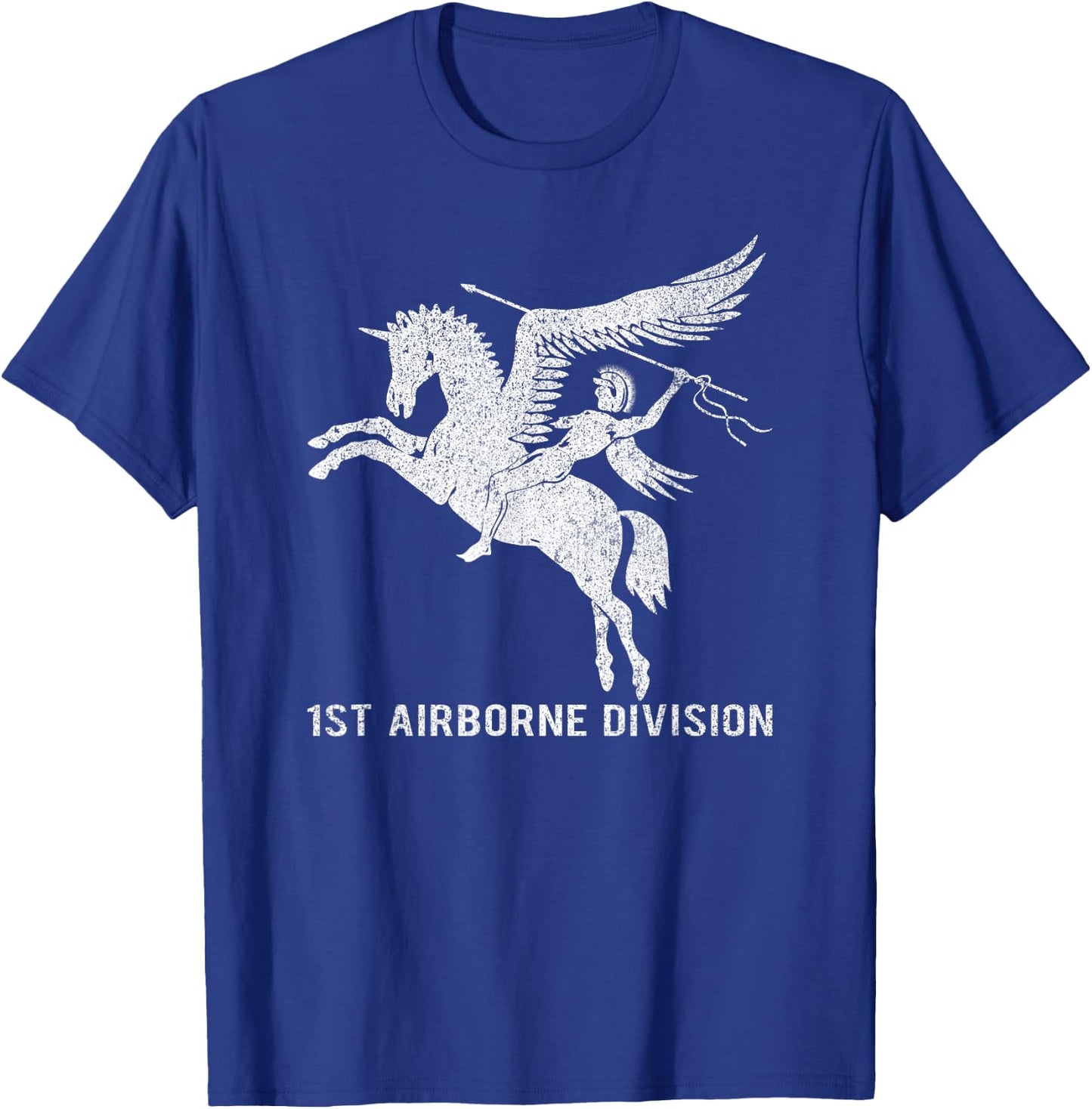 1st Airborne Division British WW2 Infantry Pegasus Insignia T-Shirt - T-Shirt | Royal