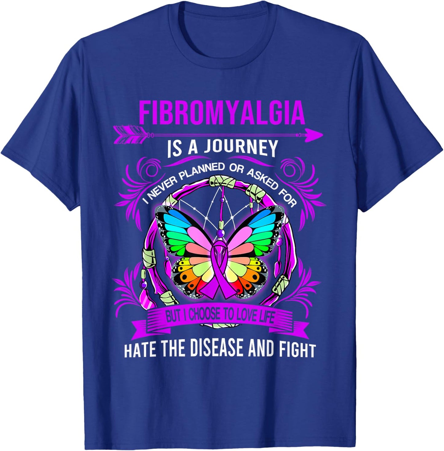 Fibromyalgia is a journey I never planed T-Shirt - T-Shirt | Royal