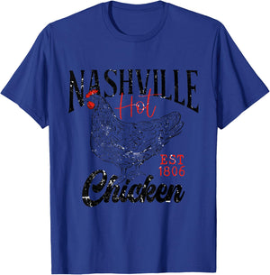 Nashville Hot Chicken Clothes T-Shirt - T-Shirt | Royal