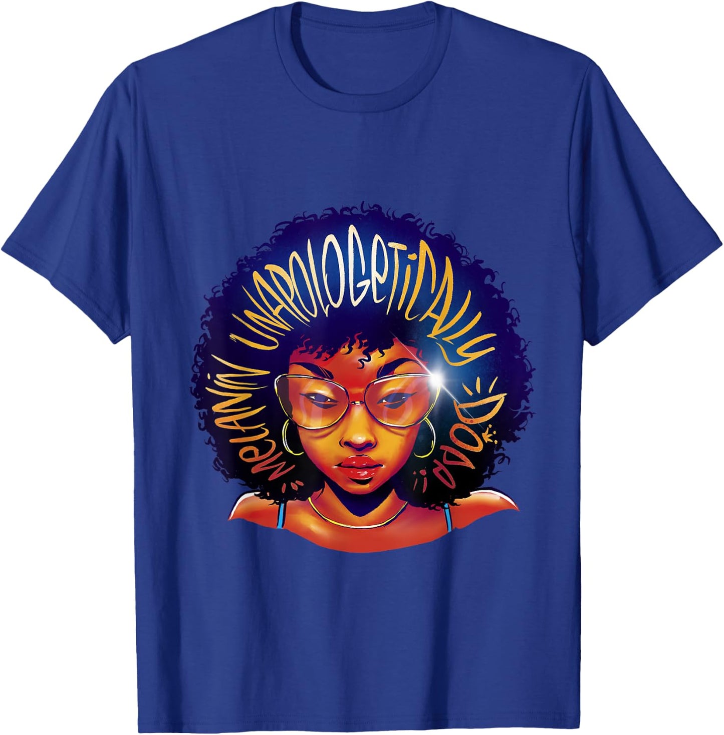 Unapologetically Dope Black History Month Strong Men Women T-Shirt - T-Shirt | Royal