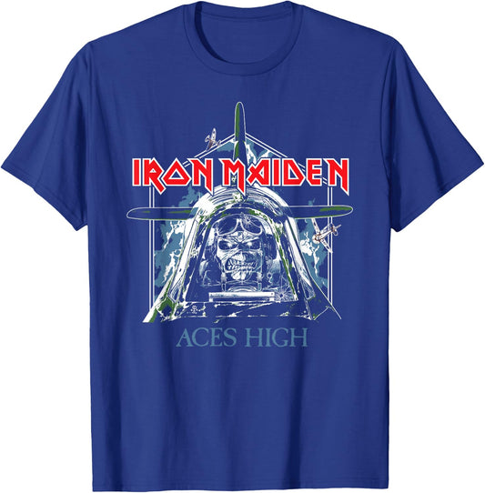 Iron Maiden - Aces High T-Shirt - T-Shirt | Royal